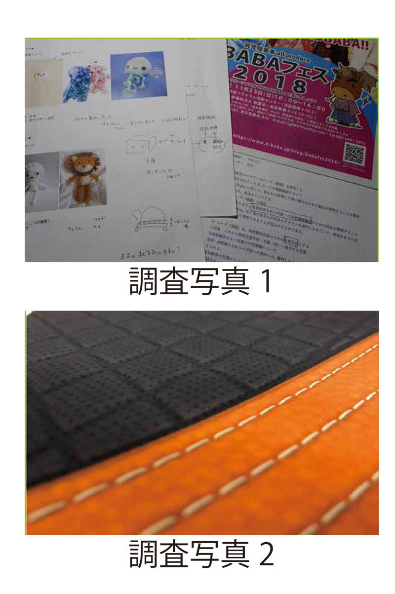 調査写真1・調査写真2｜楽しいさわれる絵本